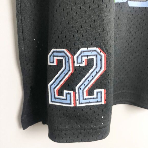 MITCHELL & NESS x TRULY | Men’s Black Basketball Jersey Women’s Size Medium - Picture 8 of 15